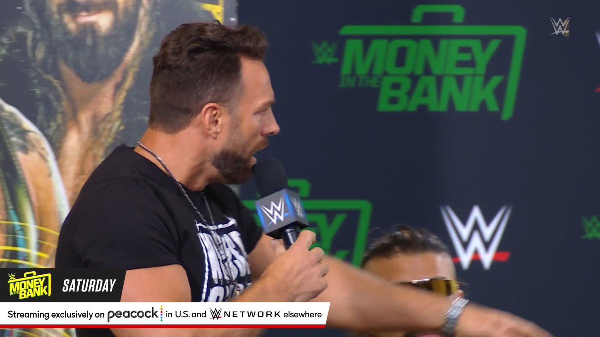 "I've been money in the bank from day damn one" LA Knight is feeling confident ahead of tomorrow night 👀 #MITB