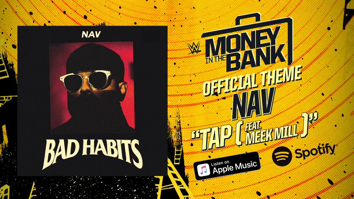 You ready for a heist? "Tap (feat. MeekMill)" by Nav is an Official Theme Song for #MITB!