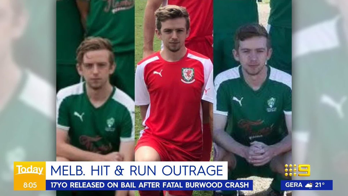 There is outrage across Melbourne after a 17-year-old, accused of a hit and run that killed a trainee doctor, was released on bail. #9News
