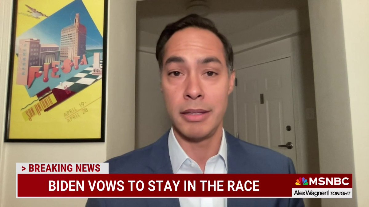 "The overwhelming impression that I got from this is you have a president that's basically in denial." WATCH: Julián Castro shares his feedback on President Biden's first post-debate TV interview.
