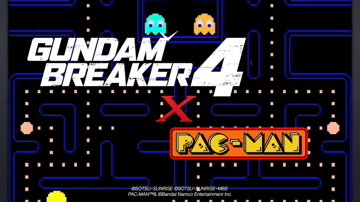 Get ready to Break, Build, and Conquer the maze! Gundam Breaker 4 will collaborate for a special PAC-MAN level complete with themed enemies, and unlockable decals to use in the rest of the game! #Gundam #GB4 #PACMAN #AX2024