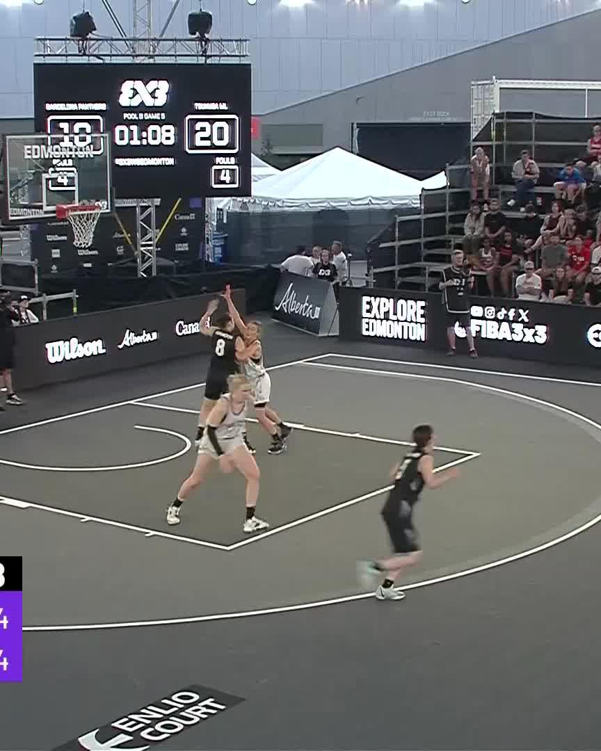 🤯 TSURUMI WITH THE HUSTLE! 🔥 🇯🇵 Tsukuba get the W over Barcelona Panthers! 💪 #3x3WSEdmonton #3x3WS | アルボラーダ
