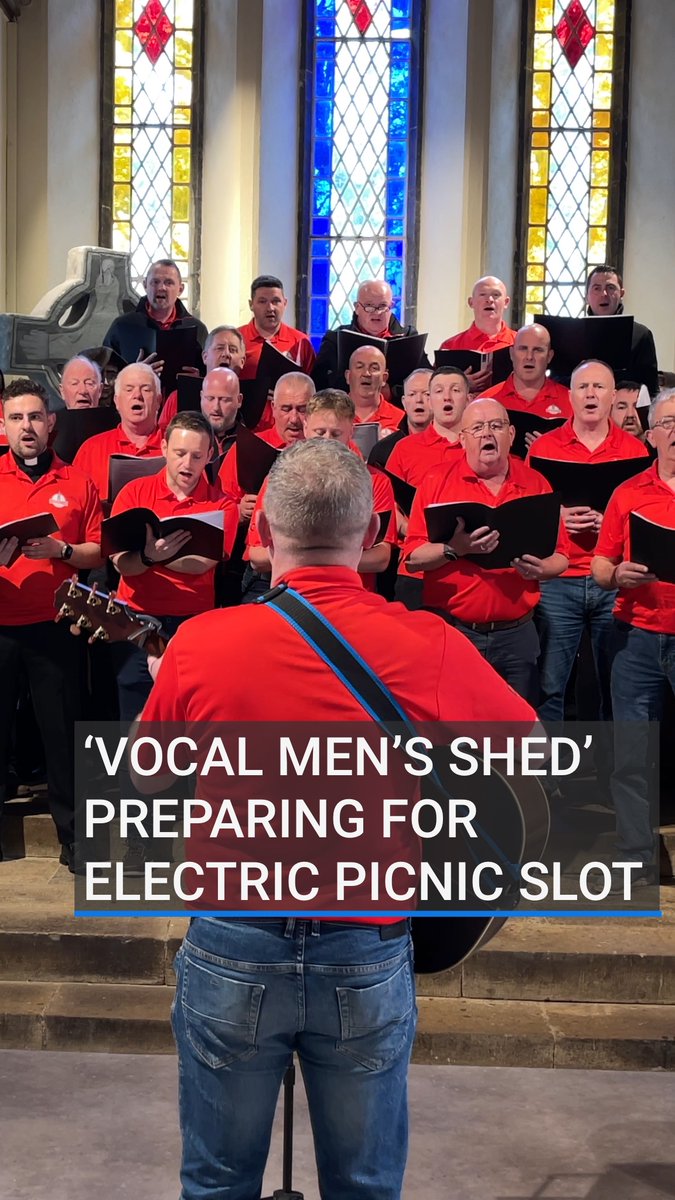 "We're like the vocal version of a men's shed." Forget Taylor Swift at the Aviva or Coldplay at Croke Park, a male voice choir from Timahoe, Co Laois are busy preparing for their big gig of the summer - Electric Picnic.