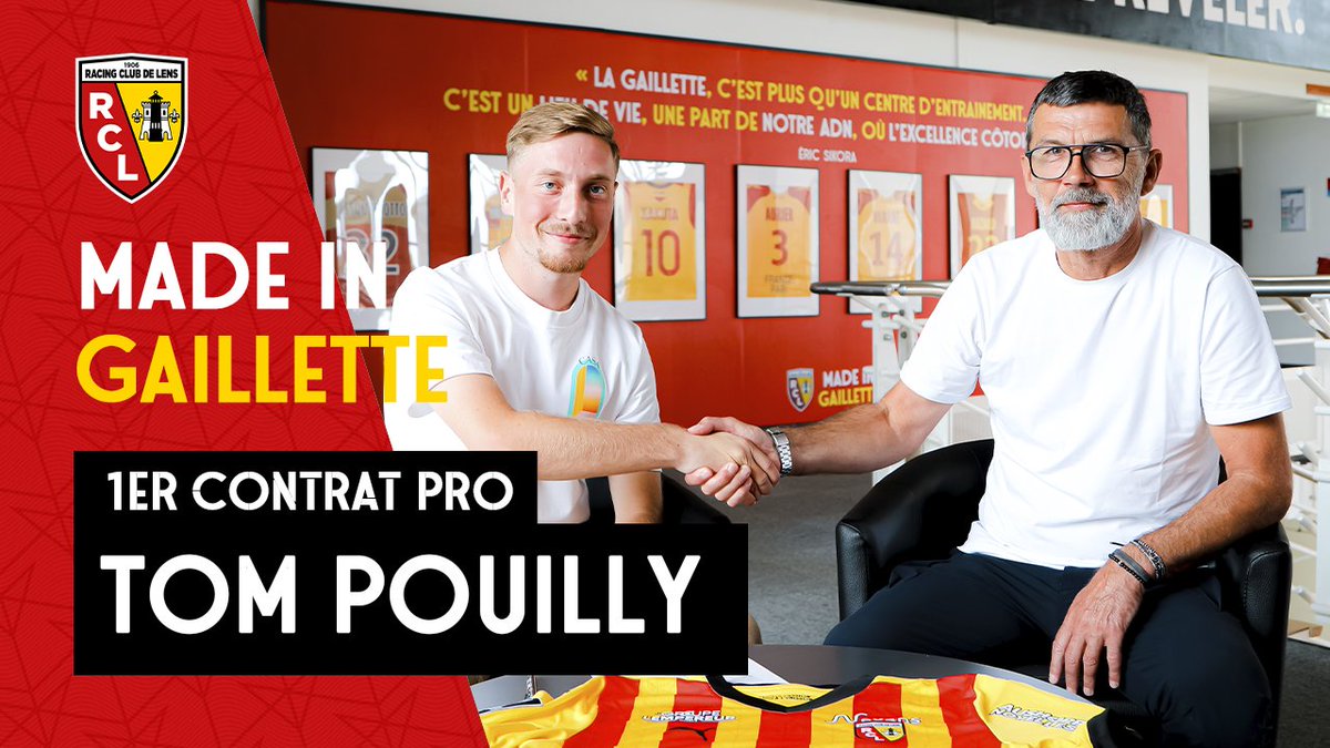𝐂𝐡𝐚𝐫𝐛𝐨𝐧𝐧𝐞𝐫 𝐩𝐨𝐮𝐫 𝐬𝐞 𝐫𝐞́𝐯𝐞́𝐥𝐞𝐫.⛏️ Natif du bassin minier et joueur #MadeInGaillette, Tom Pouilly poursuit son développement au Racing. Le Lensois de cœur signe son premier contrat professionnel. 👏 👉 #CharbonnerPourSeRévéler