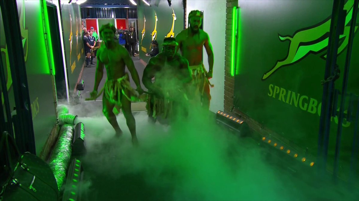 Talk about making an entrance! 😅 South Africa enter the field in STYLE! 😮‍💨🇿🇦