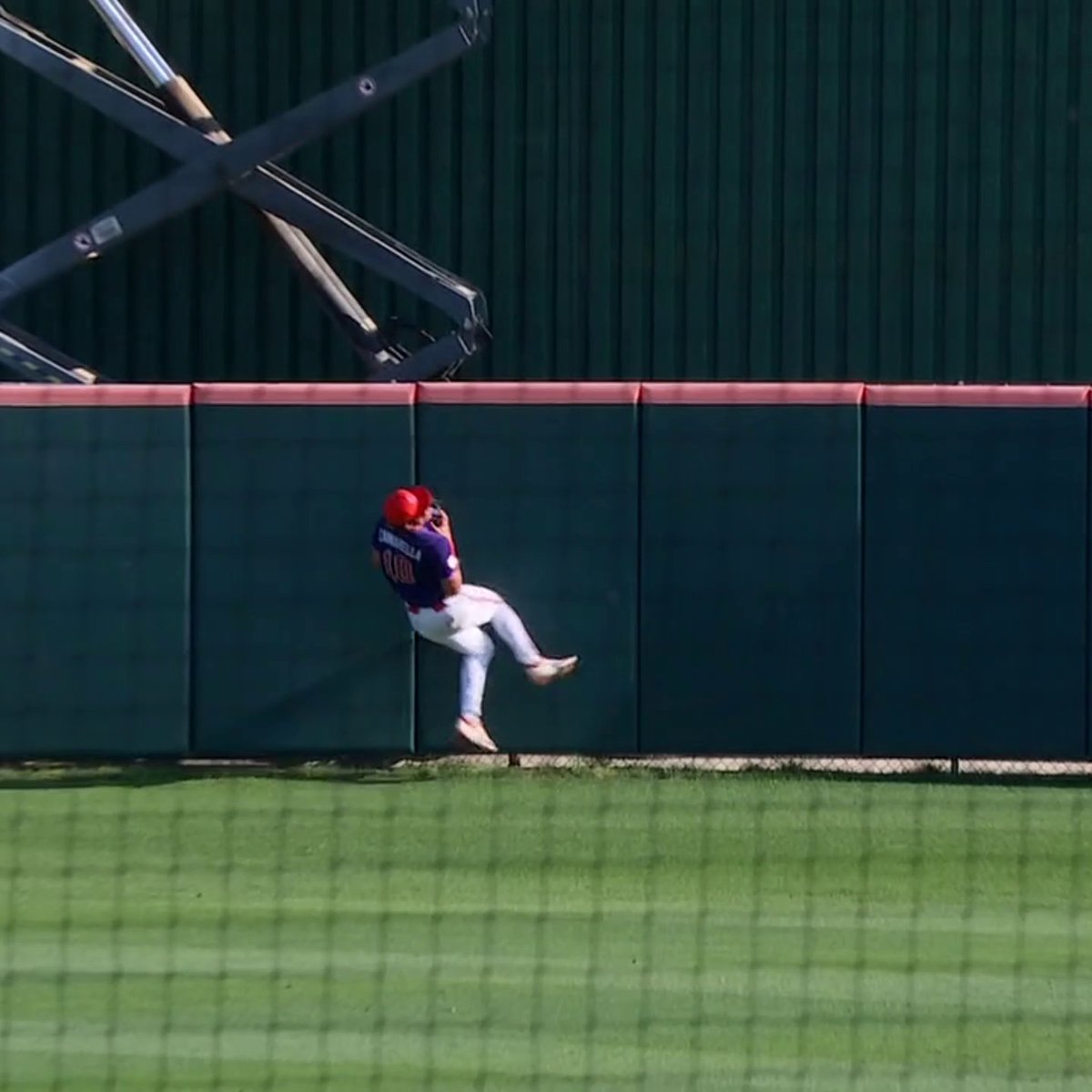 CATCH OF THE YEAR? 😱 Still thinking about Clemson Baseball's Cam Cannarella catch! #ACCNTakeover