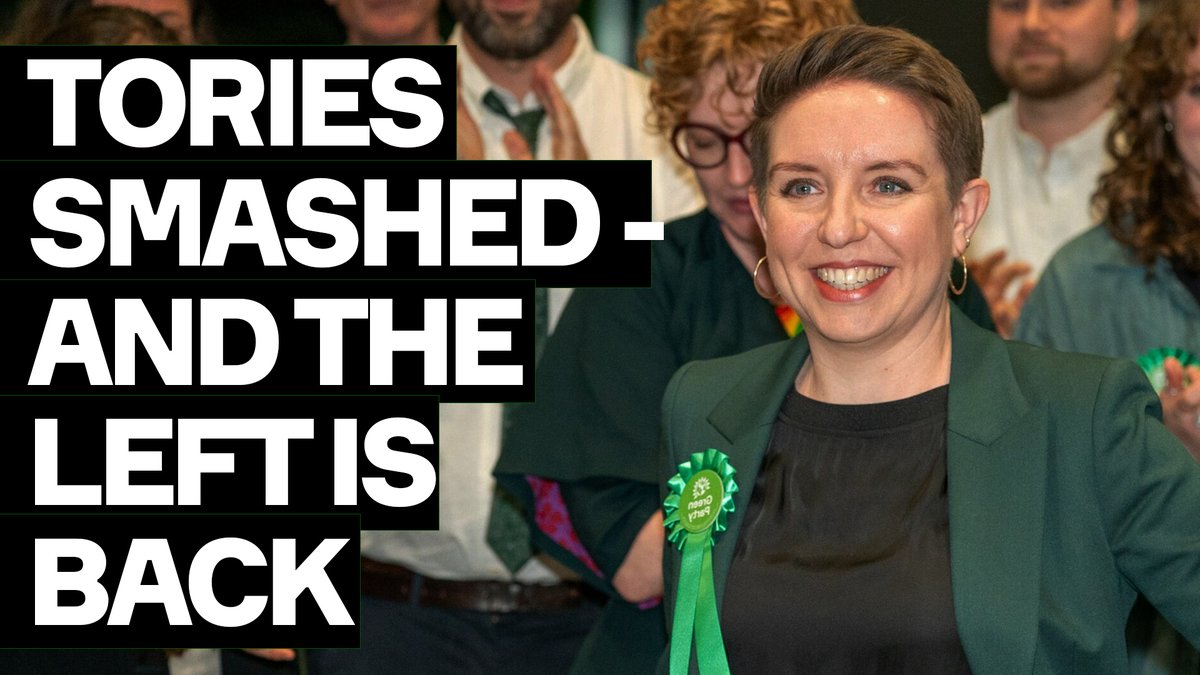 The Tories were smashed - and Greens and independents surged. In dozens of seats, the Greens came a strong second behind Labour. For the left, there is more grounds for optimism than there has been for years. Celebrate - and organise.