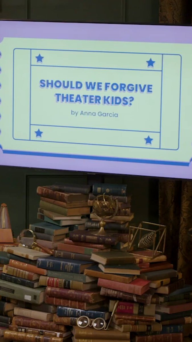 Real question: should we forgive theater kids? #Smartypants (lil miss anna g / Rekha Shankar)