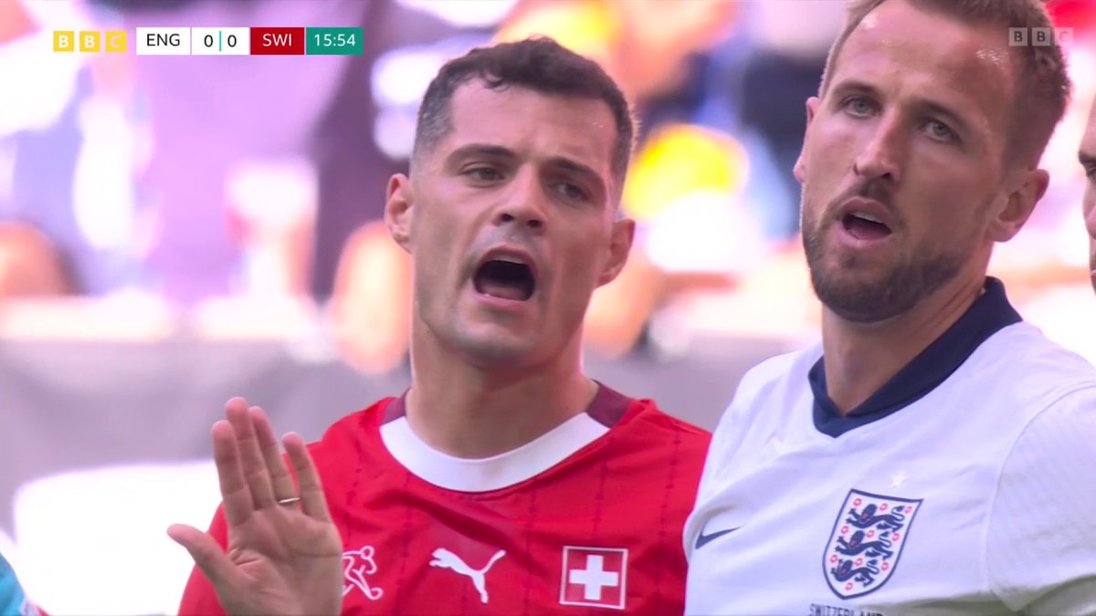Should this have been given as a penalty on Harry Kane? 🤔 #BBCEuros #Euro2024 #ENGSUI