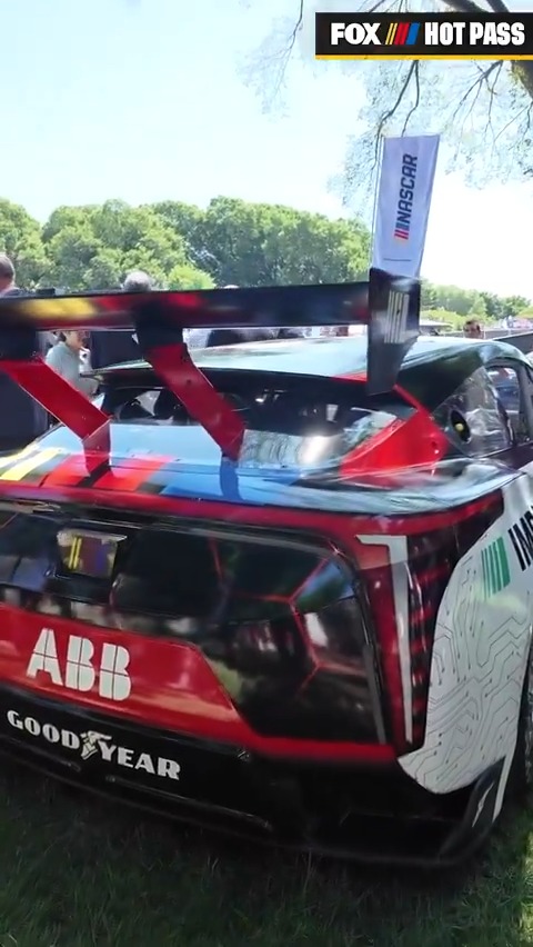 Get a closer look inside and under the hood of NASCAR's new electric vehicle prototype. #HotPass | Bob Pockrass
