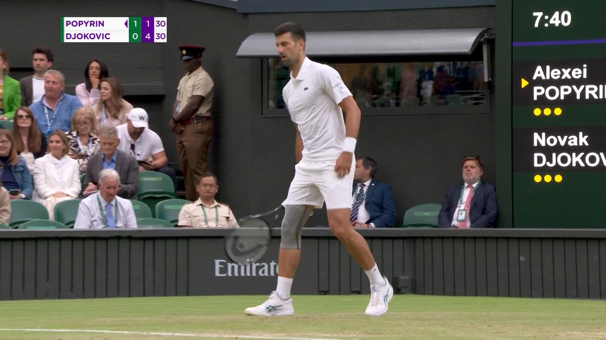 Centre Court erupts as the news that England have won on penalties filters through 🏴󠁧󠁢󠁥󠁮󠁧󠁿 #Wimbledon | #EURO2024