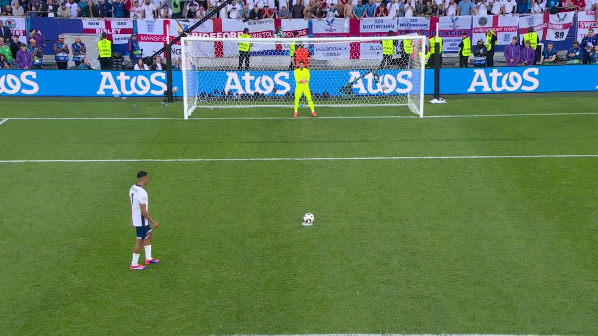 Nerves? What nerves? 😬 Trent-Alexander Arnold fires England into yet another Semi-Final 💥 #Euro2024 | #ENGSUI