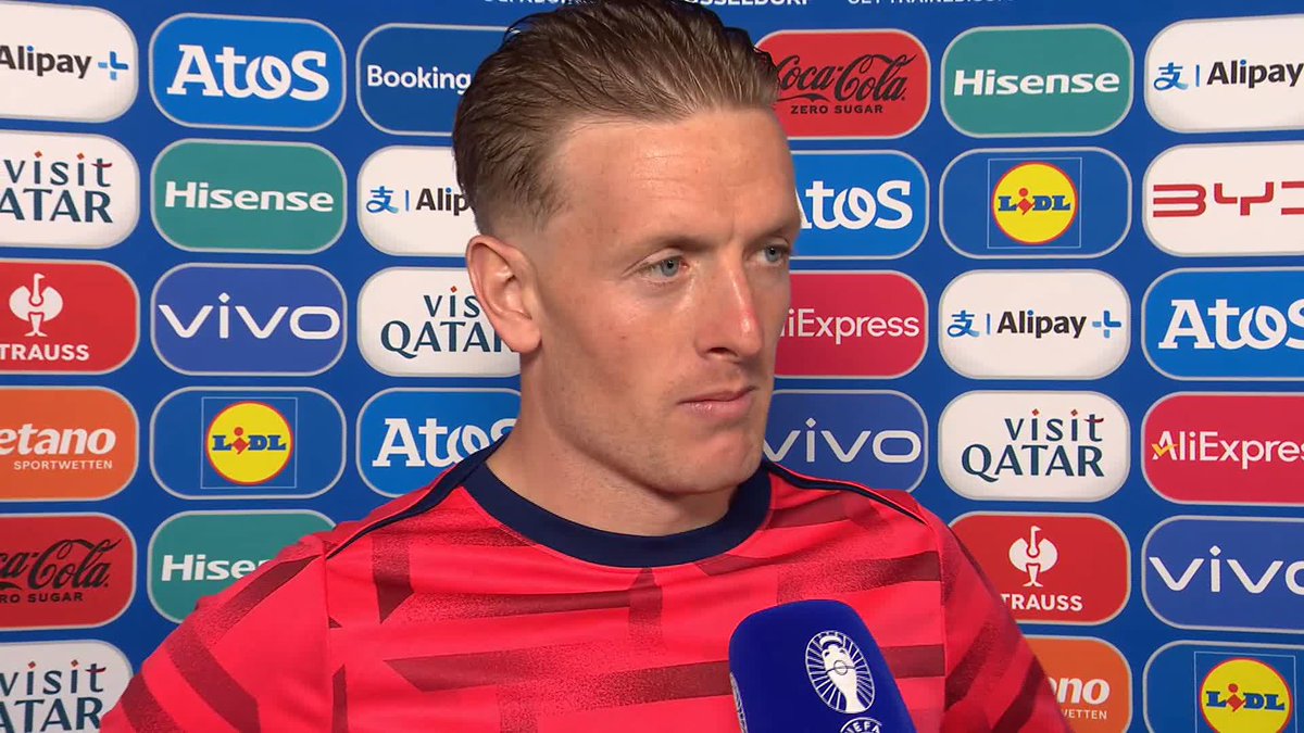 "The referee didn't let me do my usual process!" Jordan Pickford spoke to @GabrielClarke05 following England's shootout win over Switzerland ๐ด๓ ง๓ ข๓ ฅ๓ ฎ๓ ง๓ ฟ๐จ๐ญ #Euro2024 | #ENGSUI