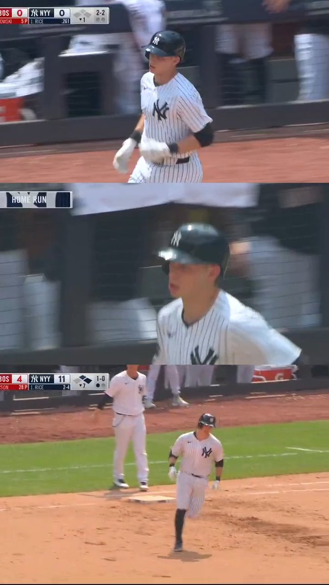 Ben Rice with a three-homer game