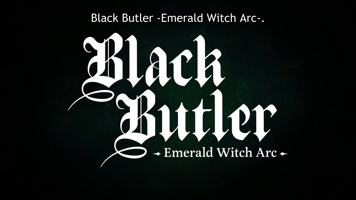 What lies beyond the forest? 🐺 Black Butler Emerald Witch Arc is coming to Crunchyroll in 2025! ✨