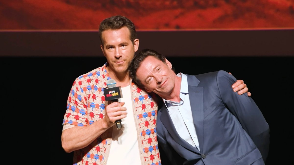 “We’re supposed to be promoting our film. Instead, it’s been the greatest vacation of our lives.” — Ryan Reynolds BFFs Ryan Reynolds & Hugh Jackman kick off the #DeadpoolAndWolverineWorldTour in Shanghai and Seoul.
