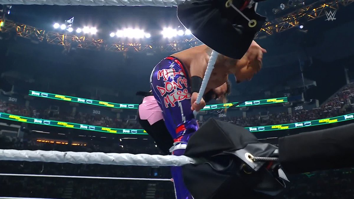 It's absolutely wild in the Men's #MITB Ladder Match!