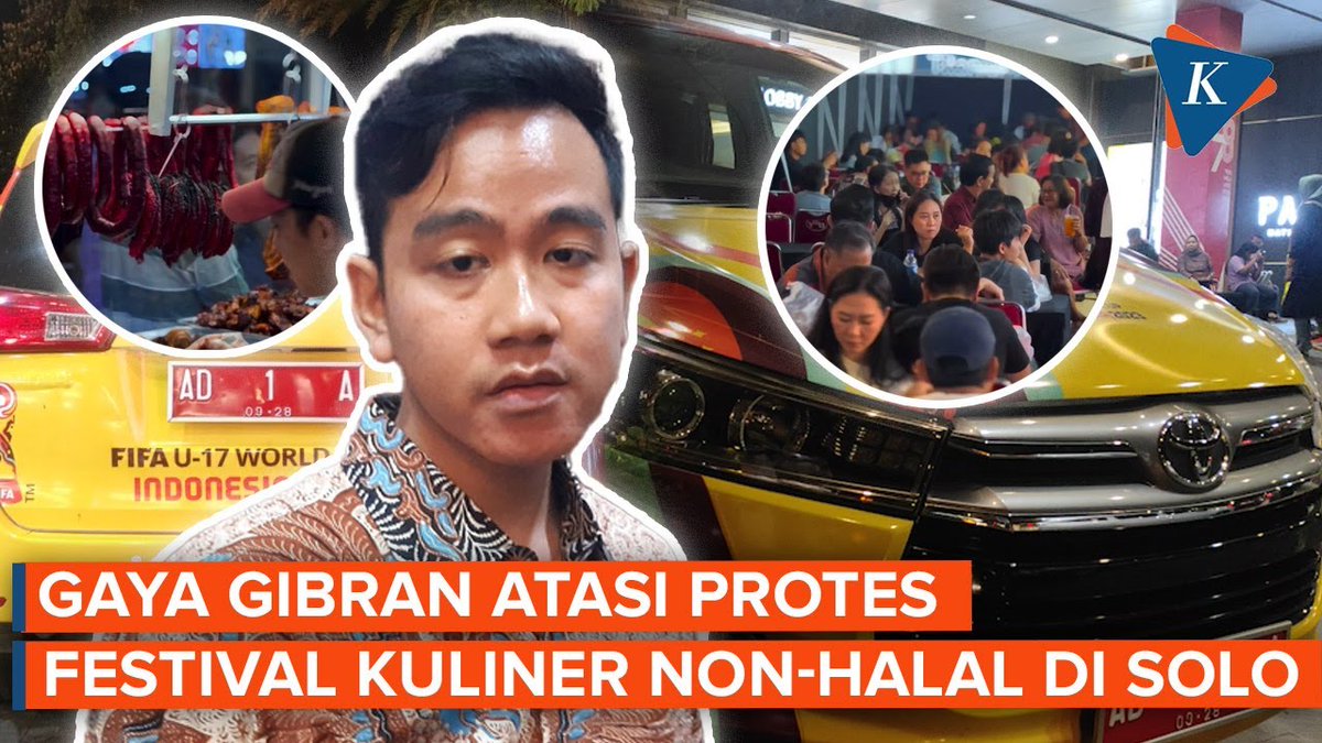Buntut protes adanya festival kuliner non-halal yang dilakukan oleh sebuah ormas di Solo Paragon Mal, Wali Kota Solo Gibran turun tangan. | #GibranRakabuming