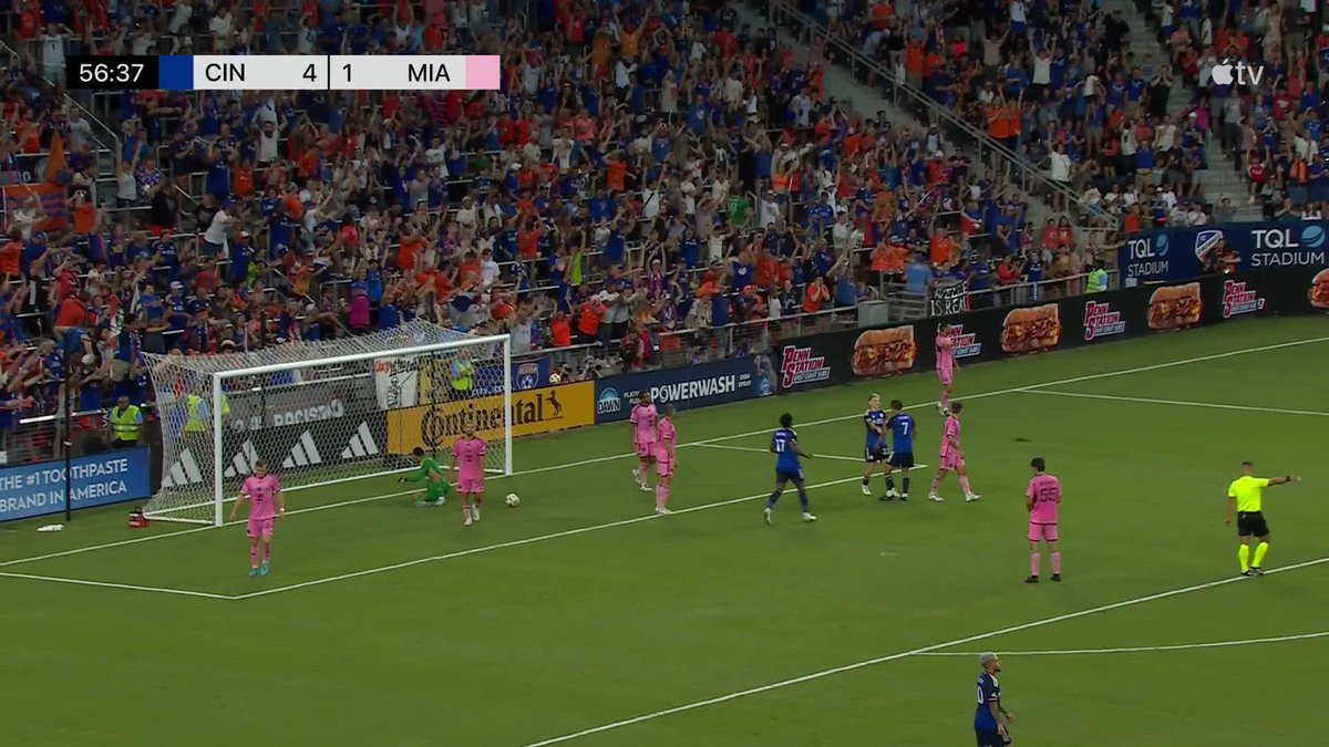 Wow. Make that 🖐️ for FC Cincinnati!