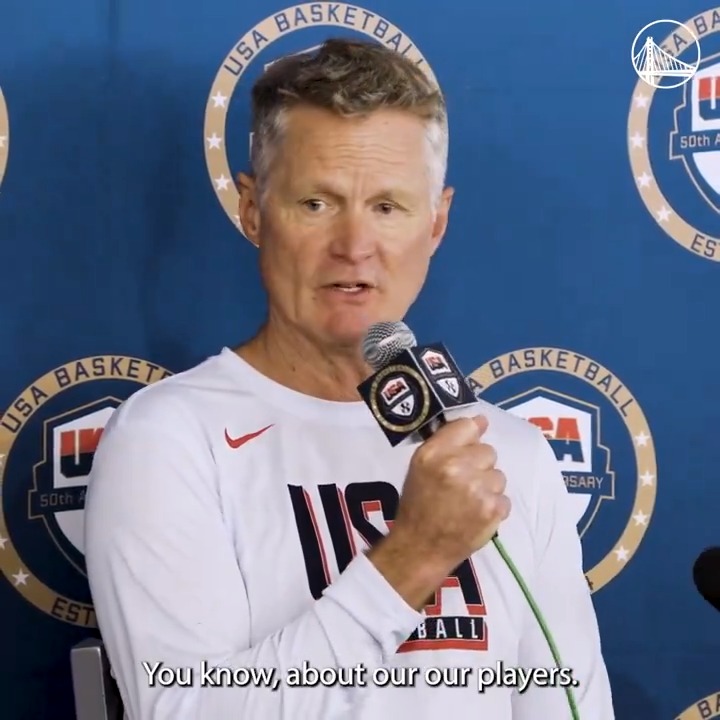 "Klay, if you're watching, thank you for everything." - Coach Kerr
