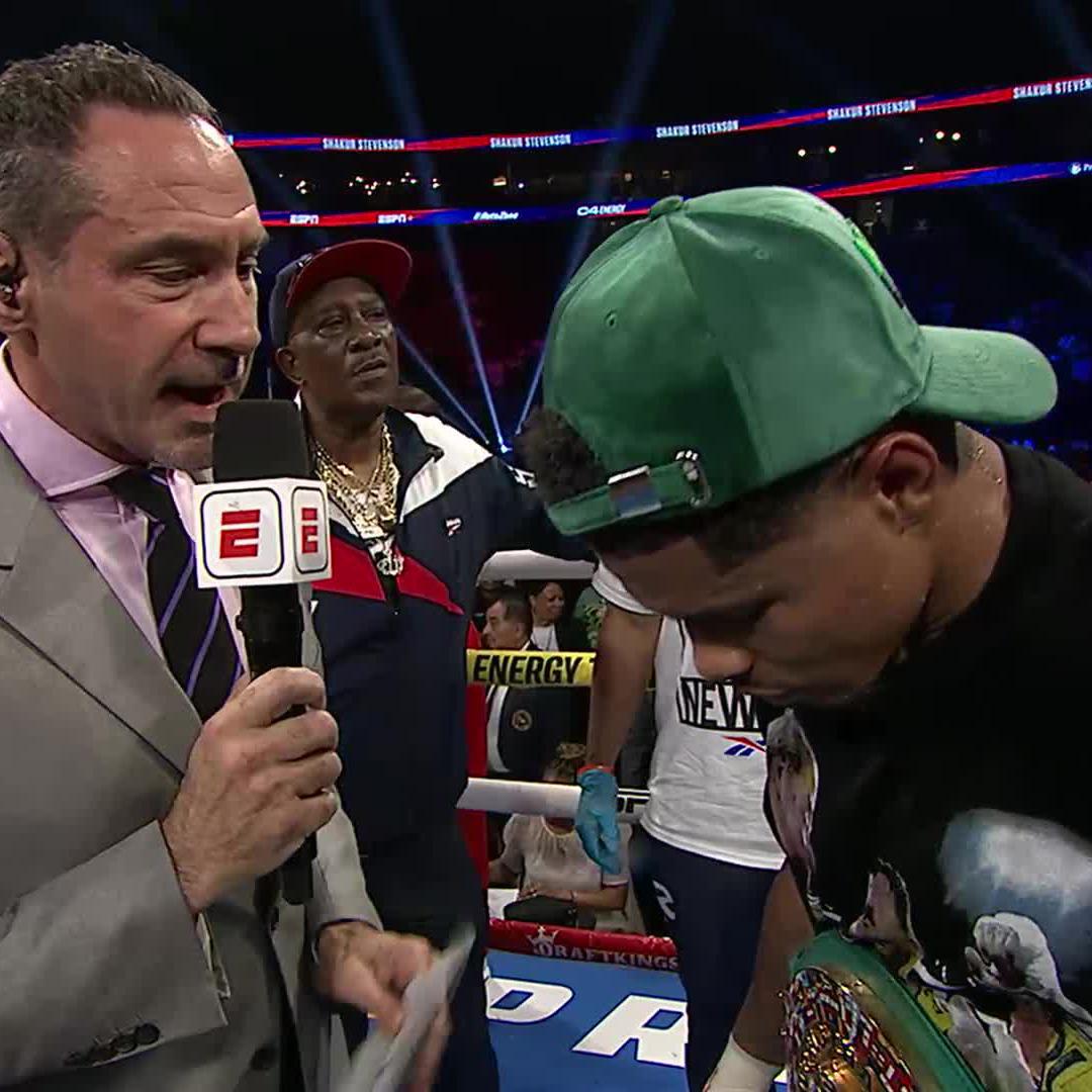 "I want to fight the best fighters in boxing."