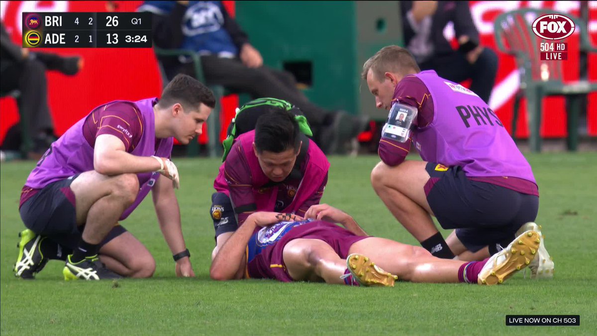 This is garbage from Rankine. Sure, it’s accidental head contact but if you’re going to come back and bump a bloke not looking at you 25m off the ball then you suffer the consequences if you concuss them. Should be a few weeks I would’ve thought #AFL