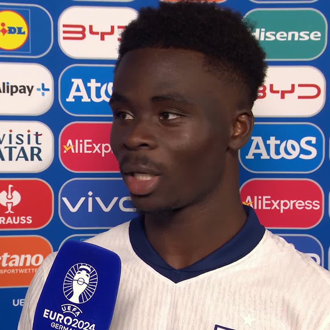 "You can fail once. But you have a choice whether you put yourself in that position again" Inspirational from Bukayo Saka 👏 #Euro2024 | #ENGSUI