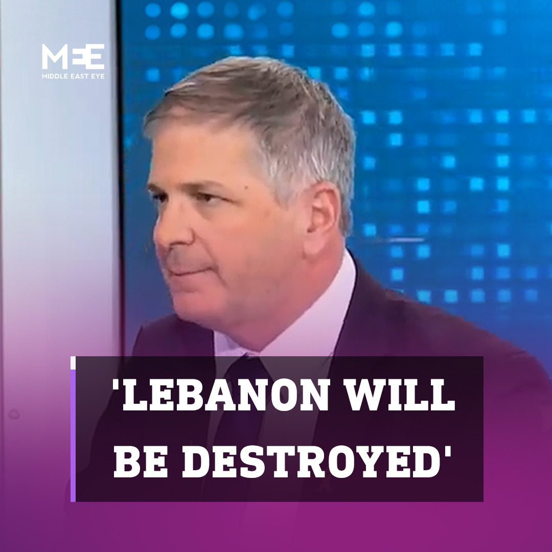“Lebanon, as we know, will not exist.” Israel’s education minister, Yoav Kisch, said that there is no distinction between Hezbollah and Lebanon, asserting that Lebanon would "pay for Hezbollah's aggression" and it "will be destroyed”