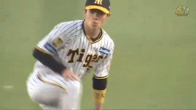 2回表、中野選手がセカンド後方の打球を後ろ向きにナイスキャッチ！スーパープレー！ #hanshin #虎テレ #阪神タイガース #ARE_GOES_ON
