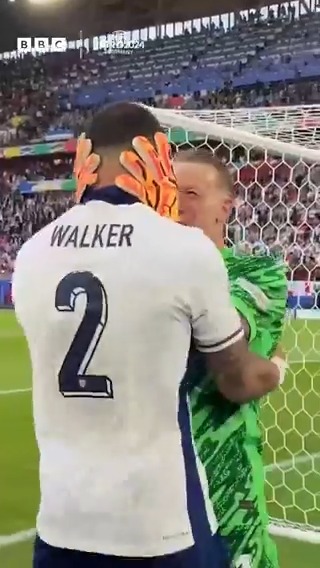 Everybody loves Jordan Pickford! #BBCEuros #Euro2024