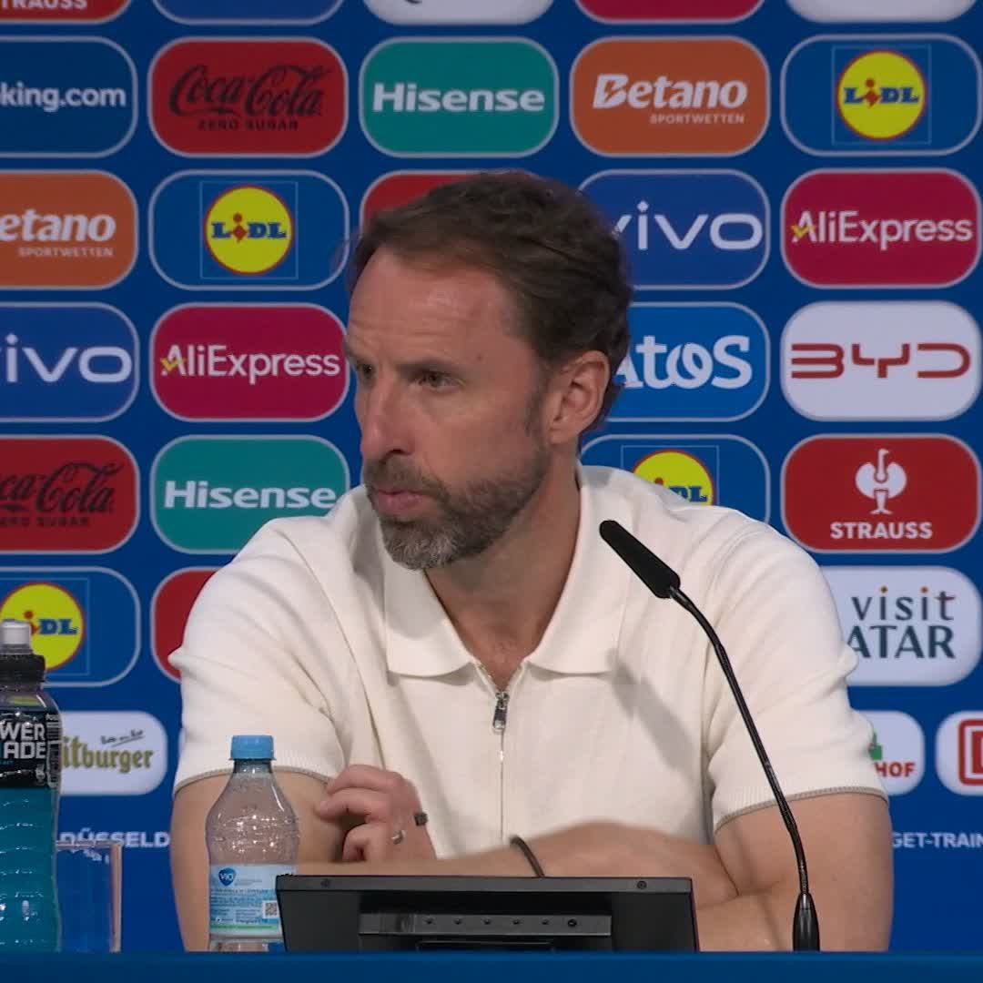 'Was it a good feeling to dance in front of your fans?' 🕺 "If I can't enjoy that moment then the whole thing is a waste of time!" 😅 #Euro2024 | England