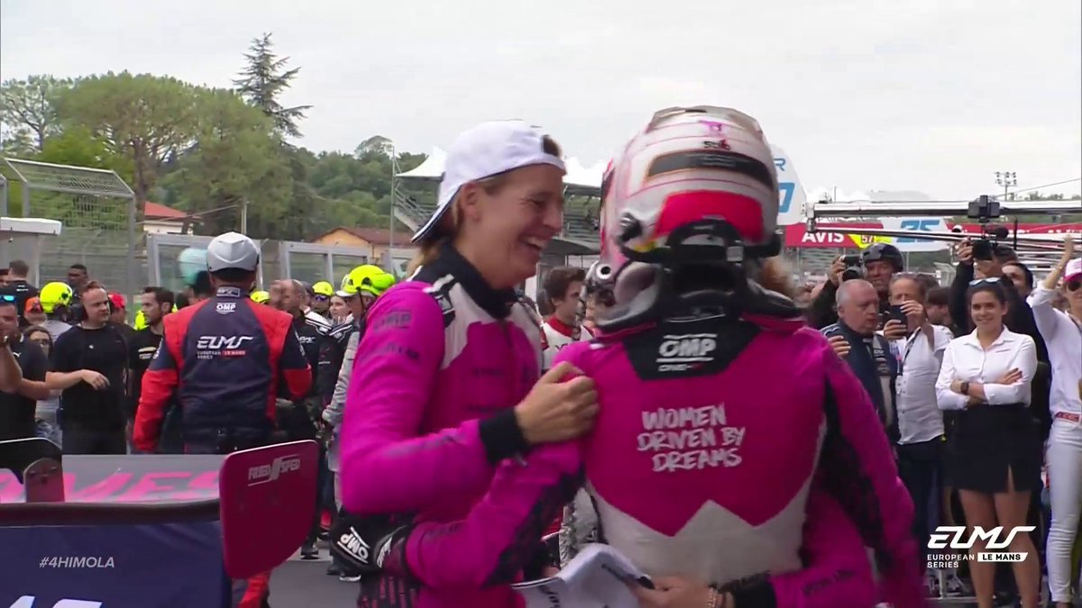 They've done it! The Iron Dames have won the 4 Hours of Imola. 🏆 #ELMS #4HImola