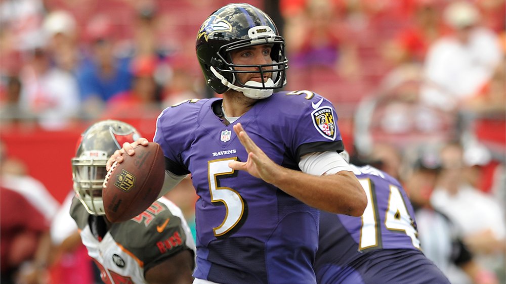 That time Joe Flacco threw for FIVE touchdowns in only 16 minutes 🔥