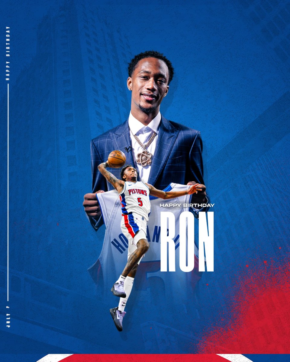 Happy 1️⃣9️⃣th Birthday to _ronhoops #DetroitBasketball Birthday Shoutouts presented by Cheurlin Champagne
