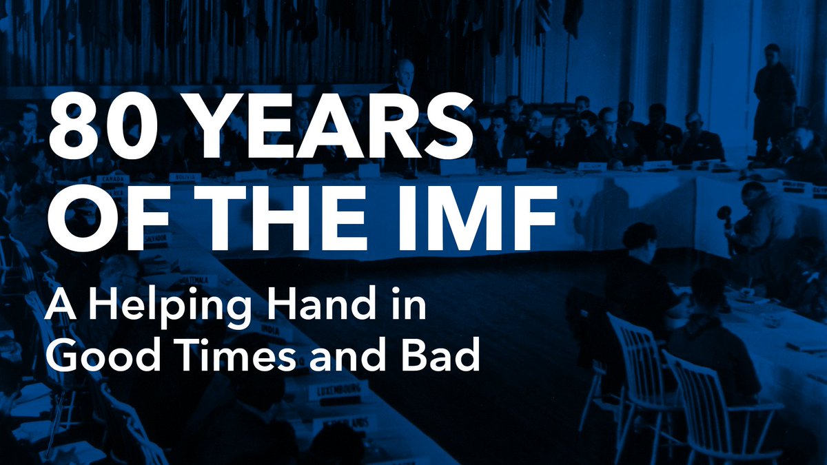 For 80 years, the IMF has provided a helping hand in good times and bad. From Bretton Woods to today's global challenges, we sought to bring prosperity to the world.