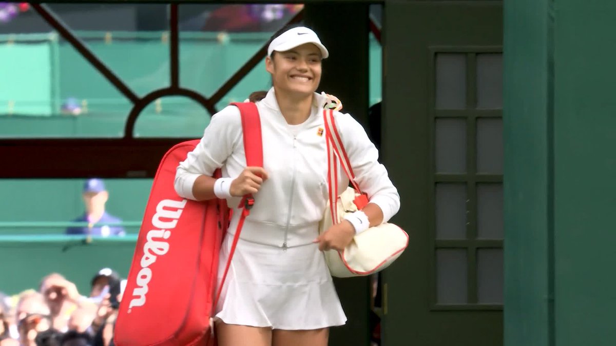 A first #Wimbledon QF is at stake for Emma Raducanu and Lulu Sun on Centre Court