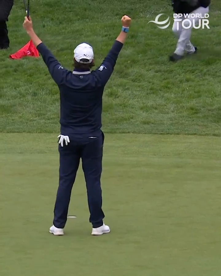 The release of emotion. Ewen Ferguson, you are a DP World Tour winner once again! #BMWInternationalOpen