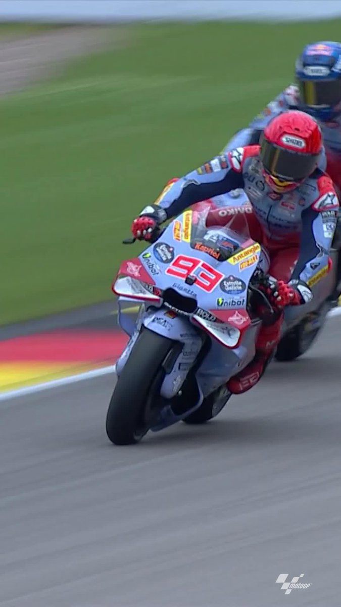 From P13 to P2! 🚀🚀🚀🚀 Marc Márquez produced another stunning comeback to take an important 2nd place that for sure tasted like a victory after a difficult weekend at his beloved Sachsenring! 🥈 #GermanGP 🇩🇪