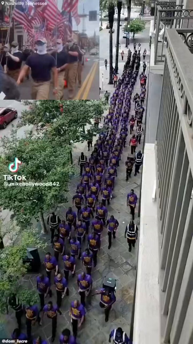 🔥🚨BREAKING NEWS: Black Hebrew Israelites are marching in New Orleans Louis in response to the Patriot Front marching in Nashville Tennessee. The two groups haven’t encountered each other yet. It’s starting to look more and more like election season.
