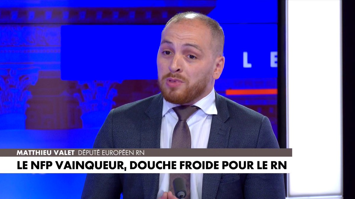 Matthieu Valet, député européen RN, affirme : «Ce soir, j'ai mal à ma France»