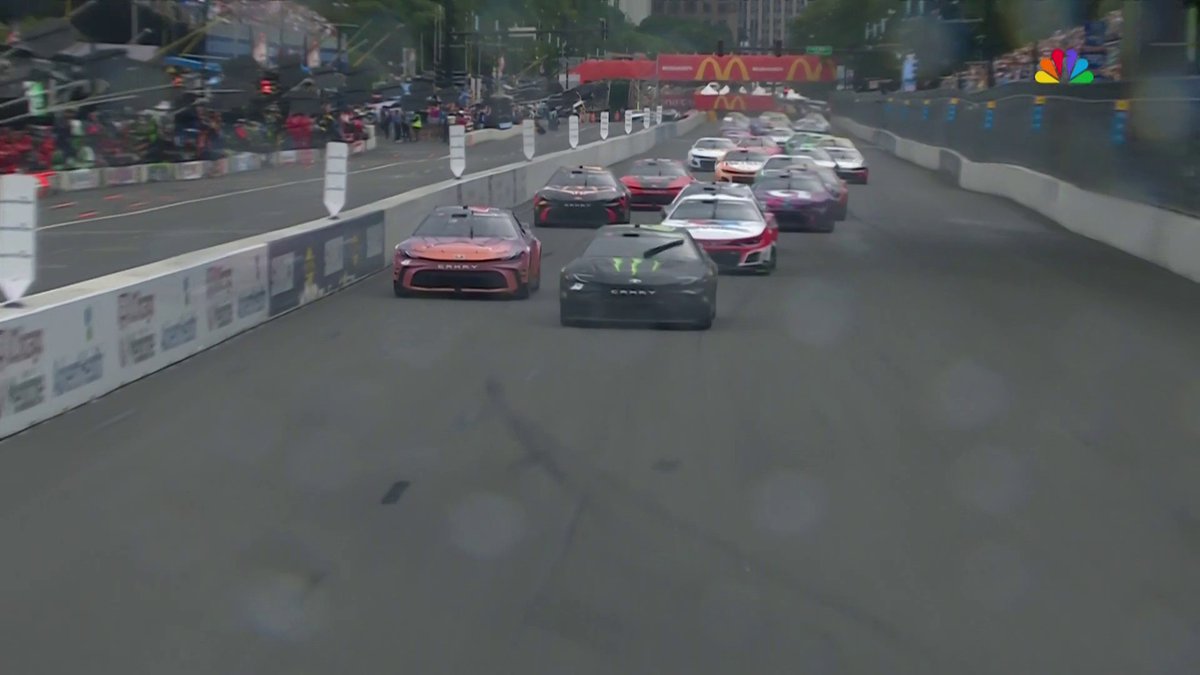 REPOST IF YOU'RE WATCHING THE NASCAR RACE ON THE CHICAGO STREET COURSE! 📺 : NBC and Peacock