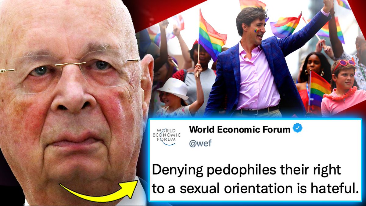 🚨 LGBTQ+ Leaders Sign WEF Treaty to Accept Pedophiles as 'Legally Protected Minority' 🏳️🌈 LGBTQ+ leaders are officially recognizing pedophiles as part of the club following World Economic Forum pressure to accept minor attracted persons as legally protected minorities. According to the WEF, criticizing pedophiles is “hate speech” and governments must crack down on anybody who refuses to accept minor attracted persons in their community. As children are paraded in front of pedophiles at Pride festivals around the world, it’s time to make a stand and protect our children from the monsters who are determined to prey on them without consequences.