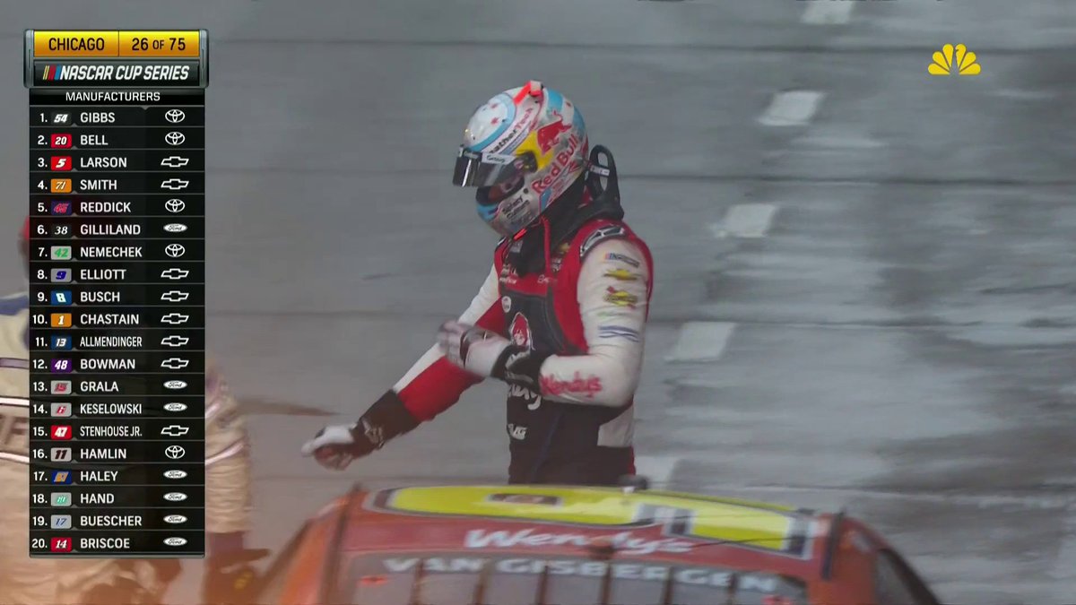 SHANE VAN GISBERGEN IS OUT! He will NOT defend his win from last year in Chicago. 📺 : #NASCAR | NBC and Peacock