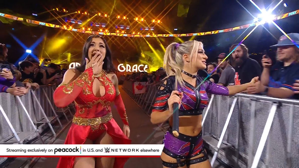 Welcome home, Arianna Grace and karmen petrovic 🗡!!! #NXTHeatwave