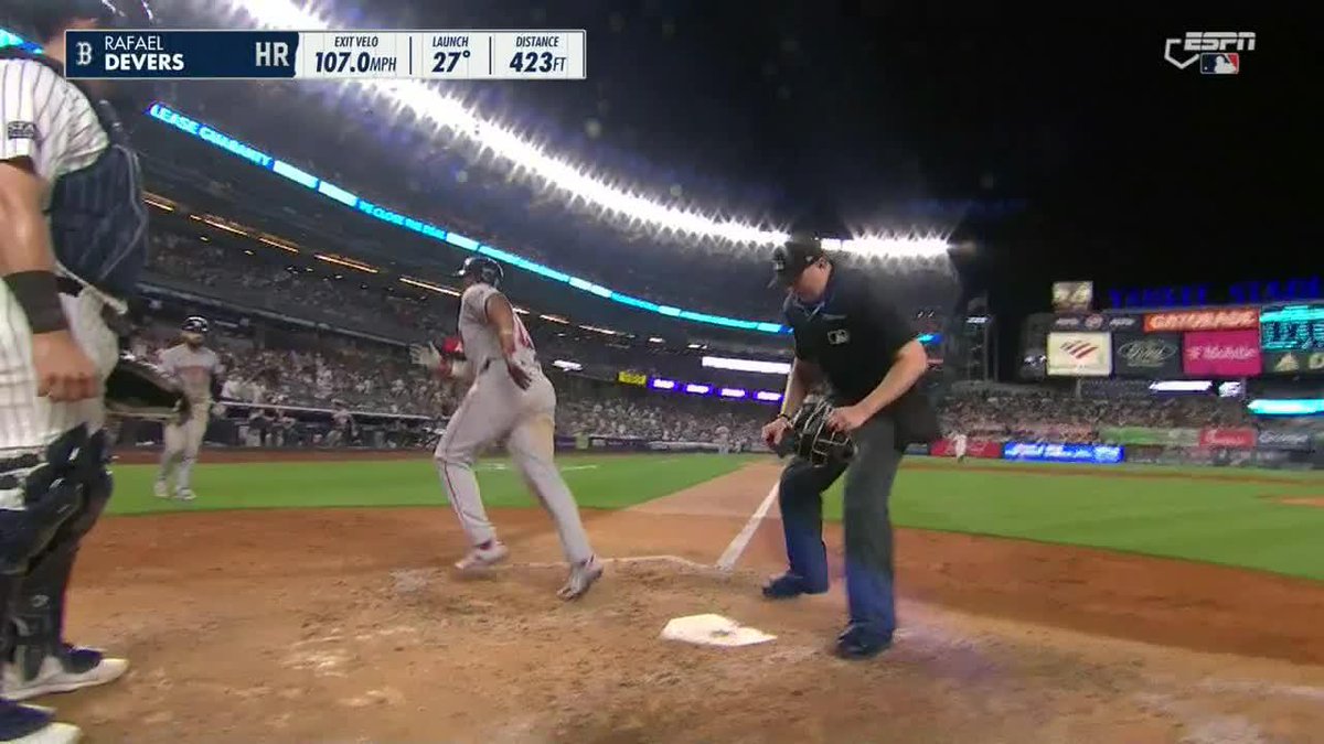 HE DID IT AGAIN 😲 SECOND HOME RUN OF THE NIGHT FOR RAFAEL DEVERS 💥