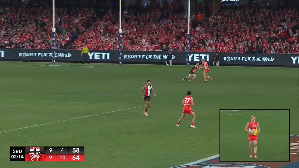Isaac Heeney has received a one-match suspension following this incident involving Jamie Webster. Full Match Review findings: