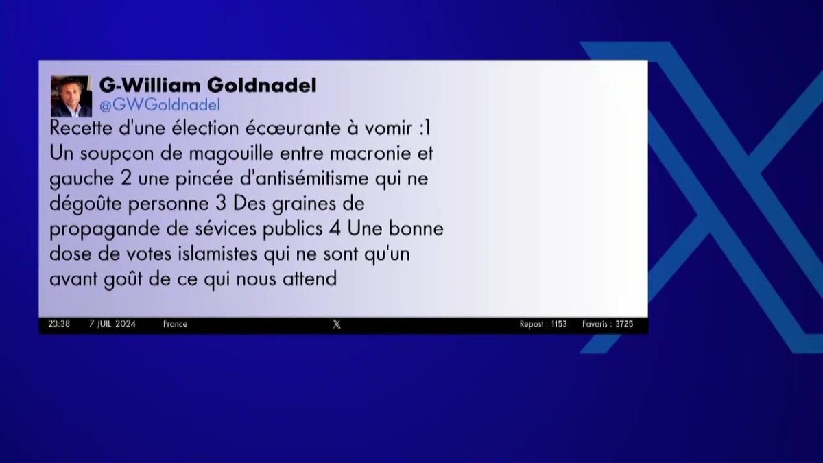 « Je pense aux Juifs français qui doivent être extrêmement inquiets de ce qui se passe. Ce qu’on a vu dans ces élections, c’est l’antisémitisme validé par les urnes », déclare Pascal Praud #HDPros #Europe1 #Legislatives2024