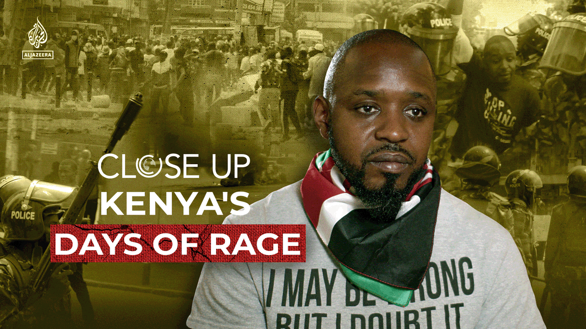 Boniface Mwangi, the unsung hero doing the Lord's work at Al Jazeera. They will not believe. Aluta continua. #OccupyMOH