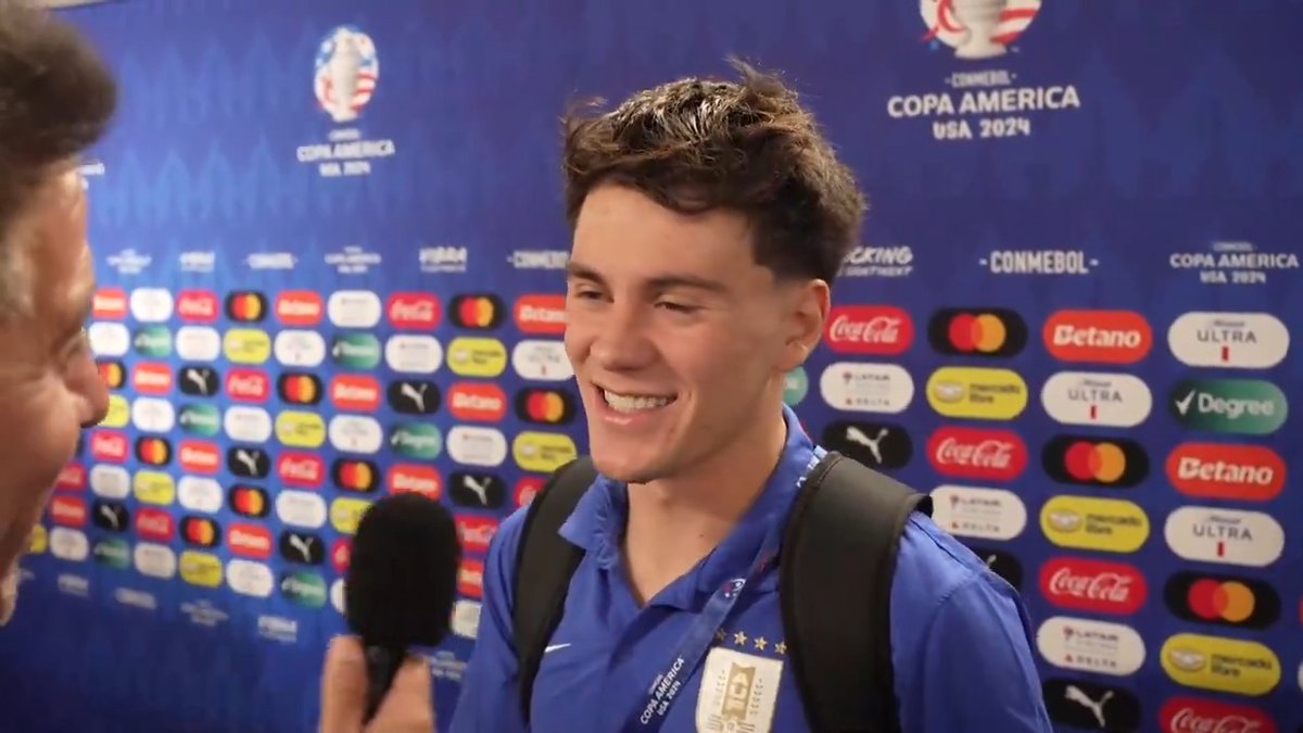 Las voces de los estadios de la Copa América "tienen que estudiar más" Facu Pellistri