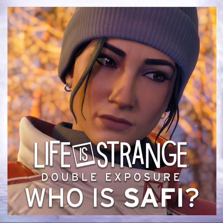 Safi is Max's closest new friend in Vermont. In #LifeIsStrange Double Exposure, Safi is murdered in one timeline, but alive (and in danger!) in another. Max must use her power to Shift between timelines to solve and prevent the same murder! Pre-Order: